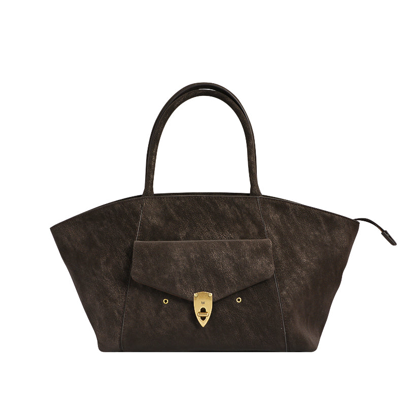NAMIB Trapeze Suede Bag