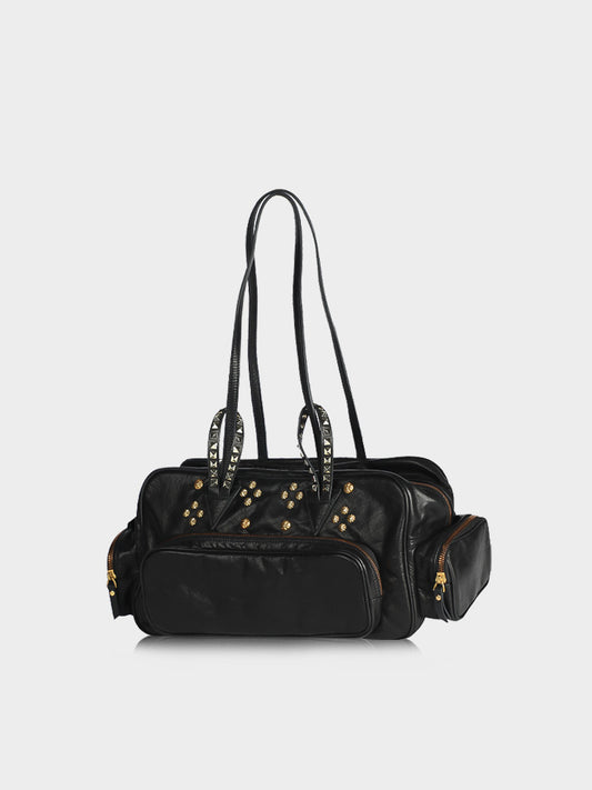 Bushwick Top-Grain Leather Tote Bowling Bag