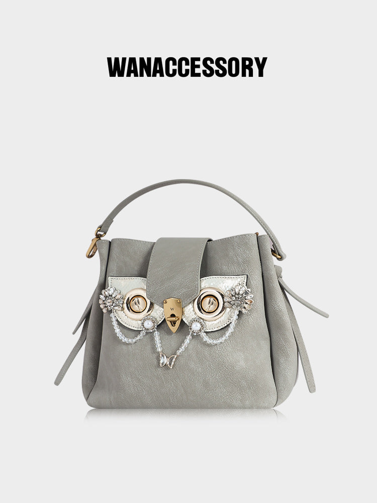 NAMIB Soft Bucket Suede Bag