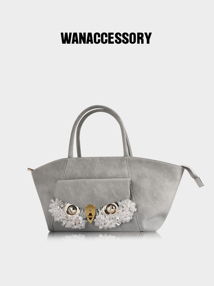 NAMIB Trapeze Suede Bag