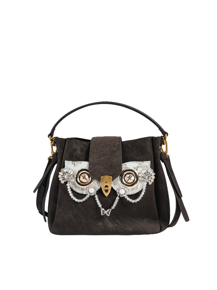 NAMIB Soft Bucket Suede Bag