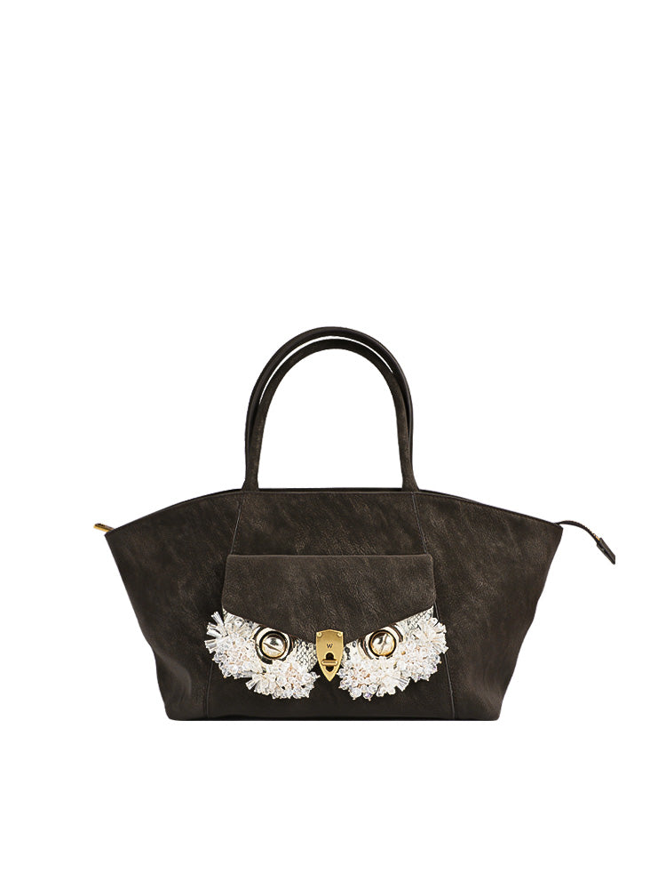 NAMIB Trapeze Suede Bag