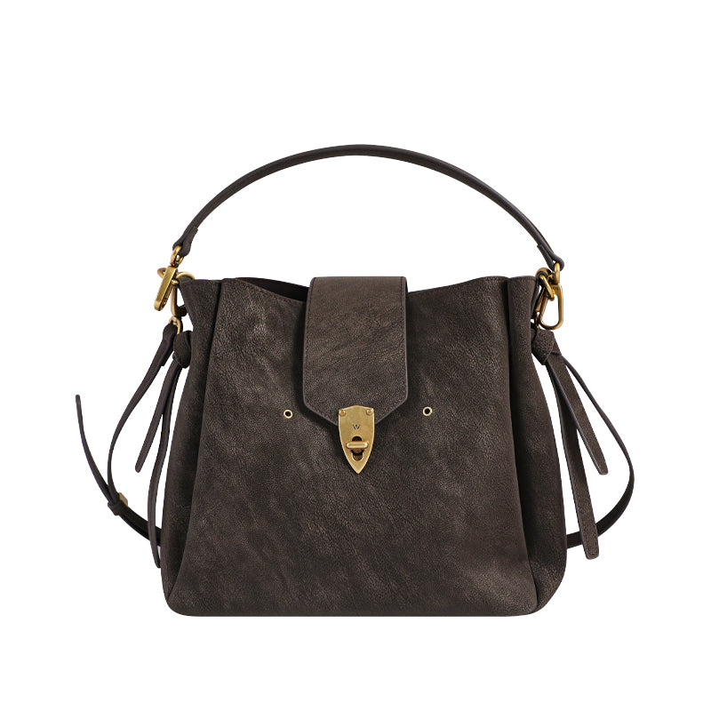 NAMIB Soft Bucket Suede Bag