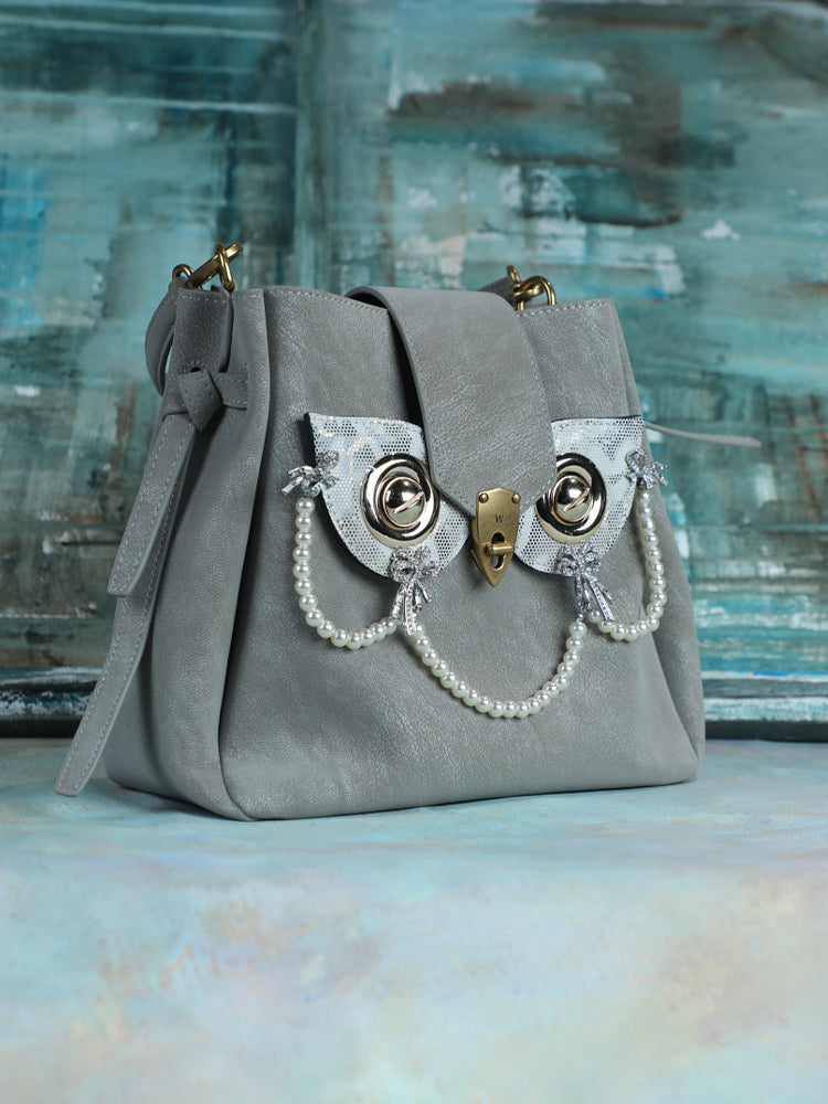 NAMIB Soft Bucket Suede Bag