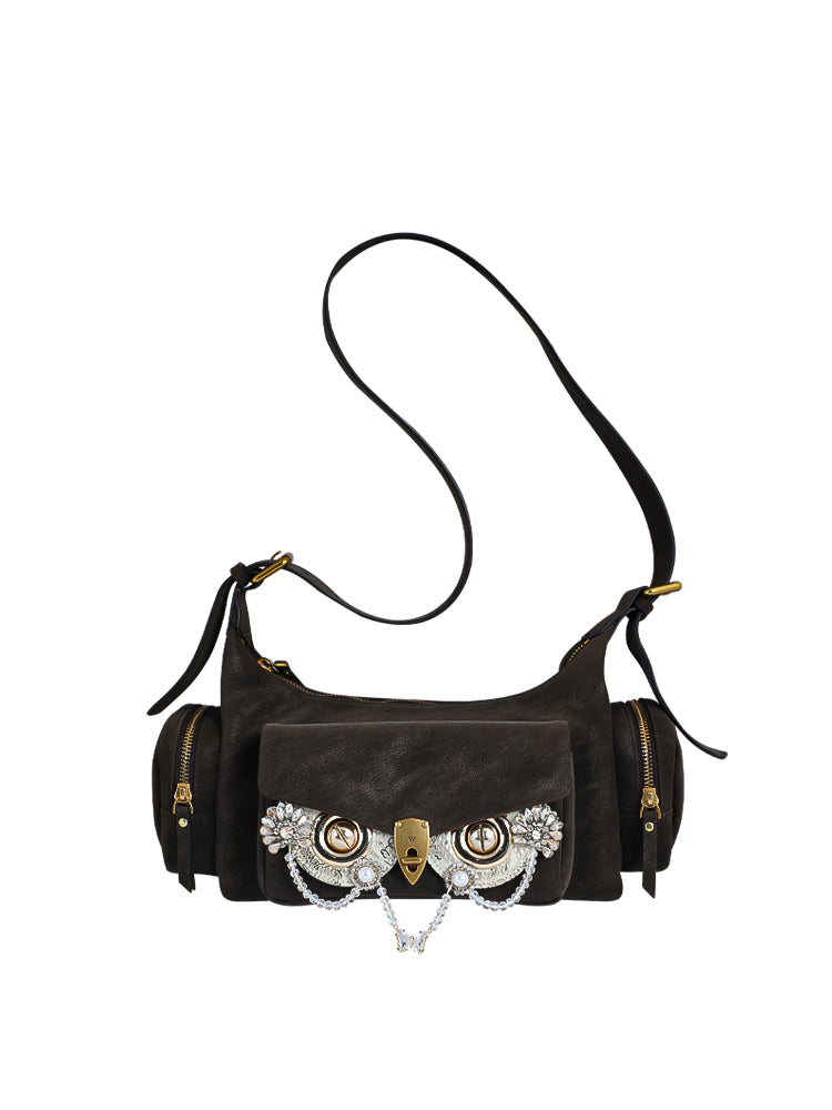 NAMIB Saddle Hobo Suede Bag