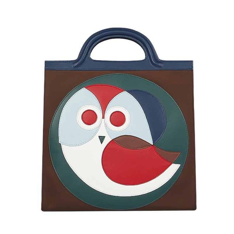 Geo-Collage Document Tote Bag